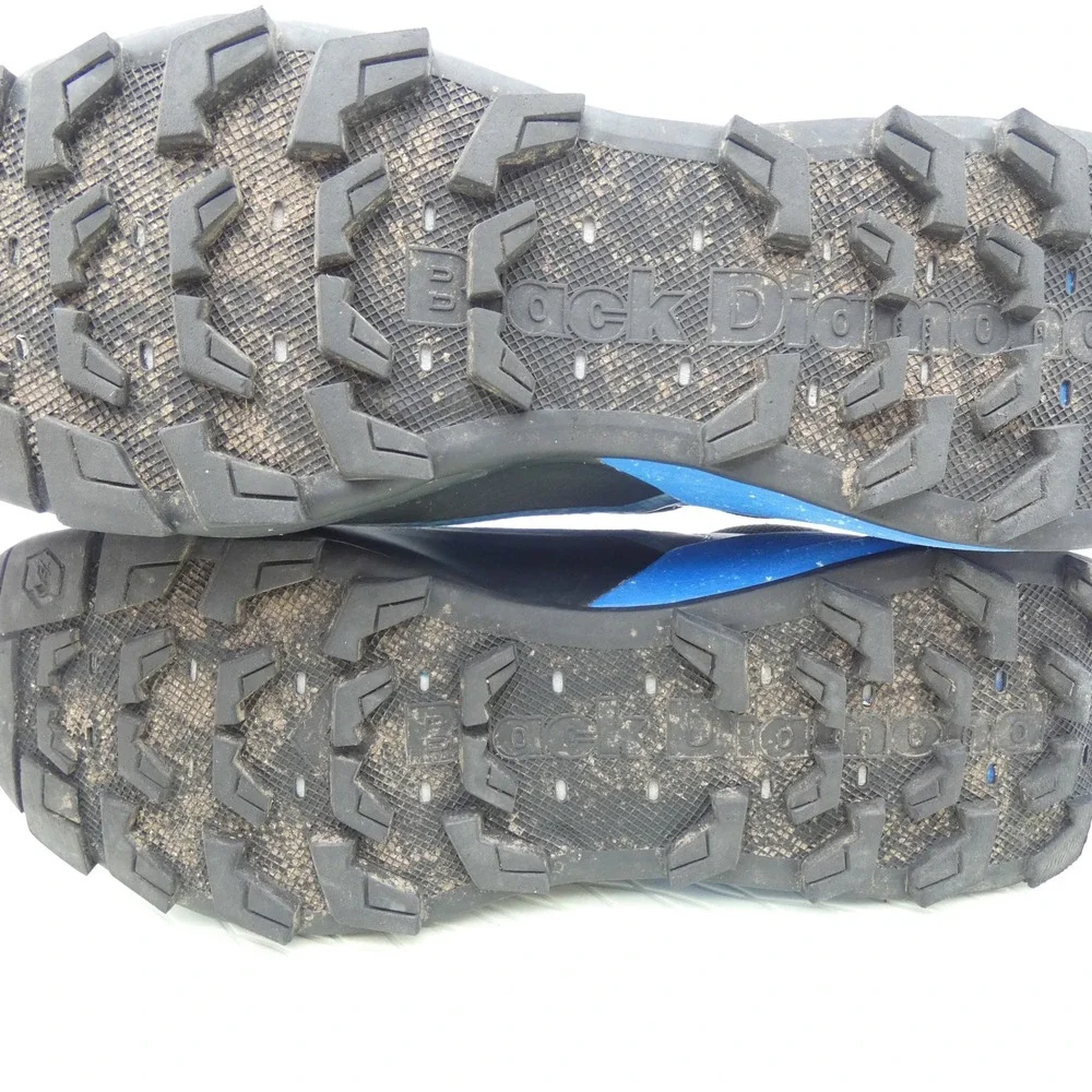 Black Diamond Mission LT Blue Black Approach Hiking Shoes Mens 10 Womens 11.5